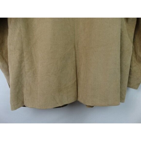 Chaps Men's Suit Jacket Blazer Size 48 Reg Brown Corduroy Sports Coat Jacket - Picture 11 of 12